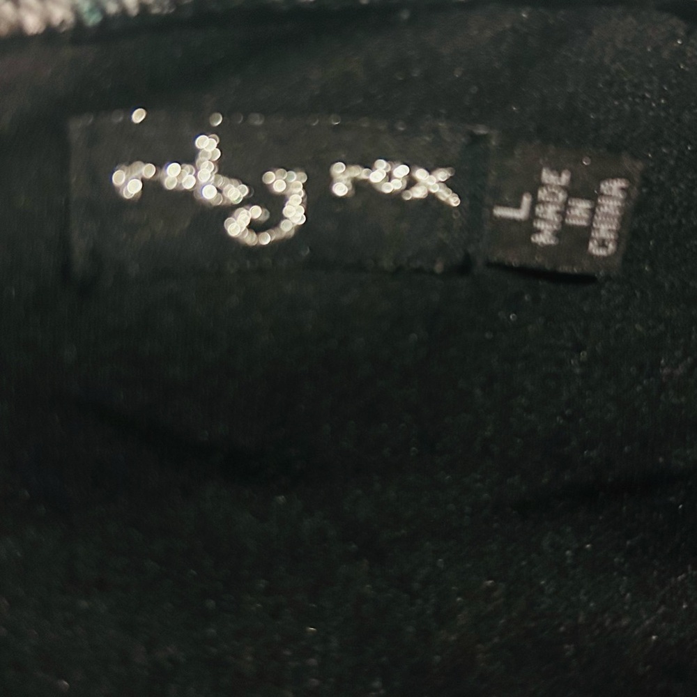 Ruby Rox Elegant Teal and Black Patterned mini , Size Large - Picture 9 of 10